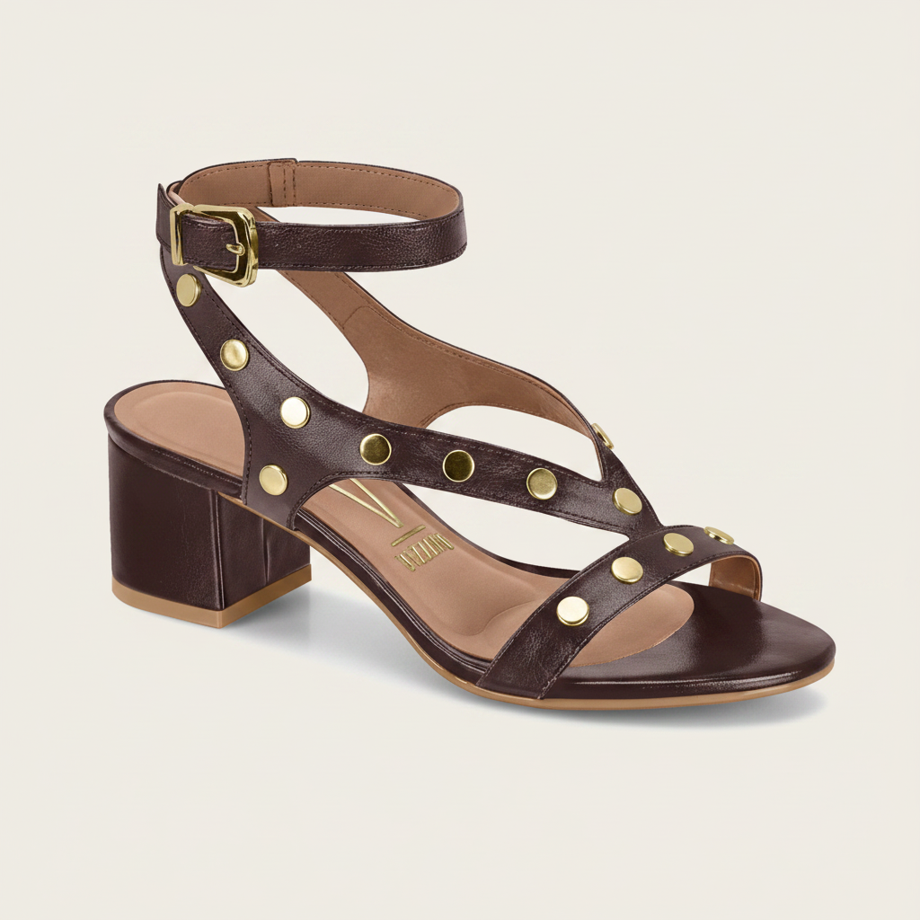 Sandalias Cacao y Oro Claro Vizzano 6291