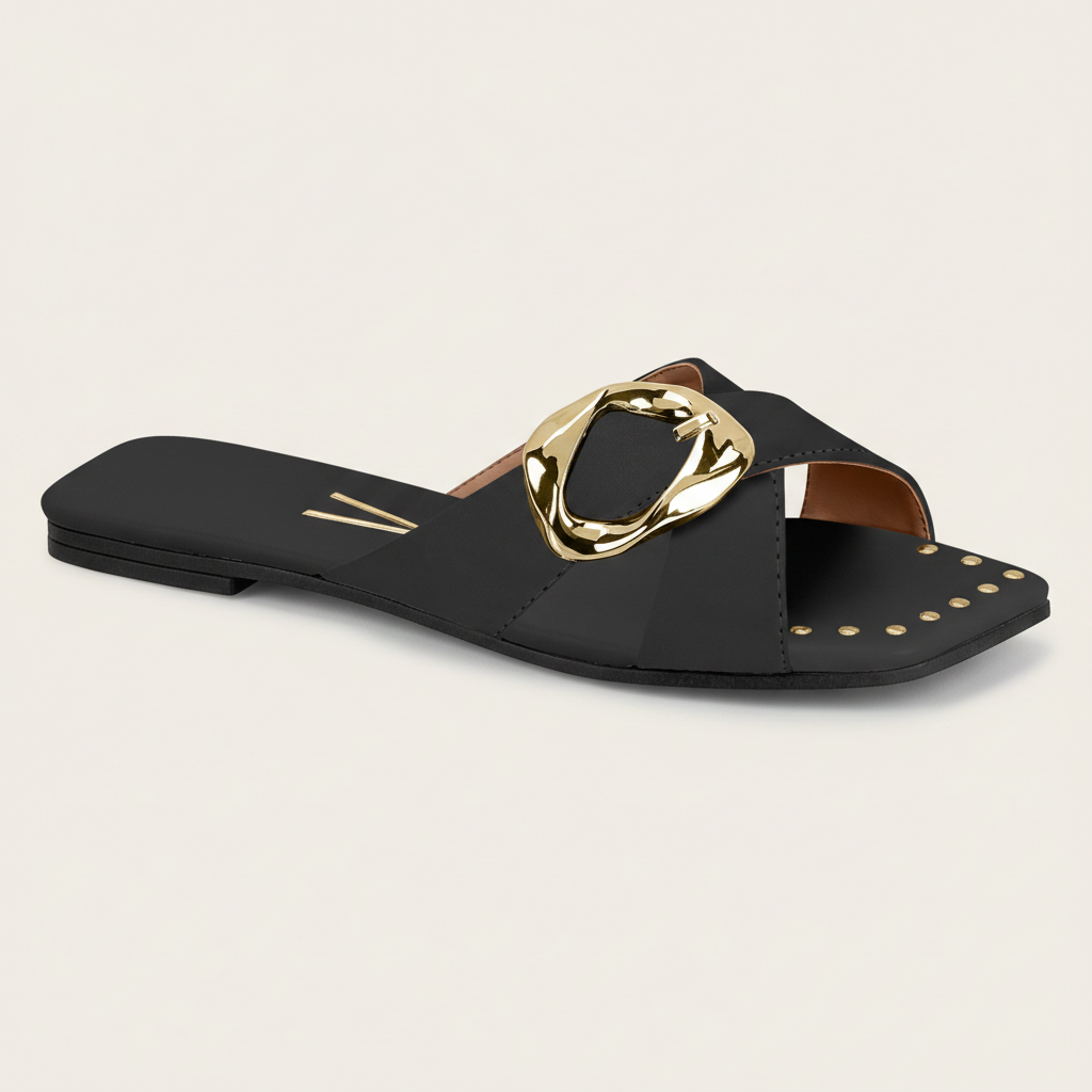 Chanclas Pelica Negro Vizzano