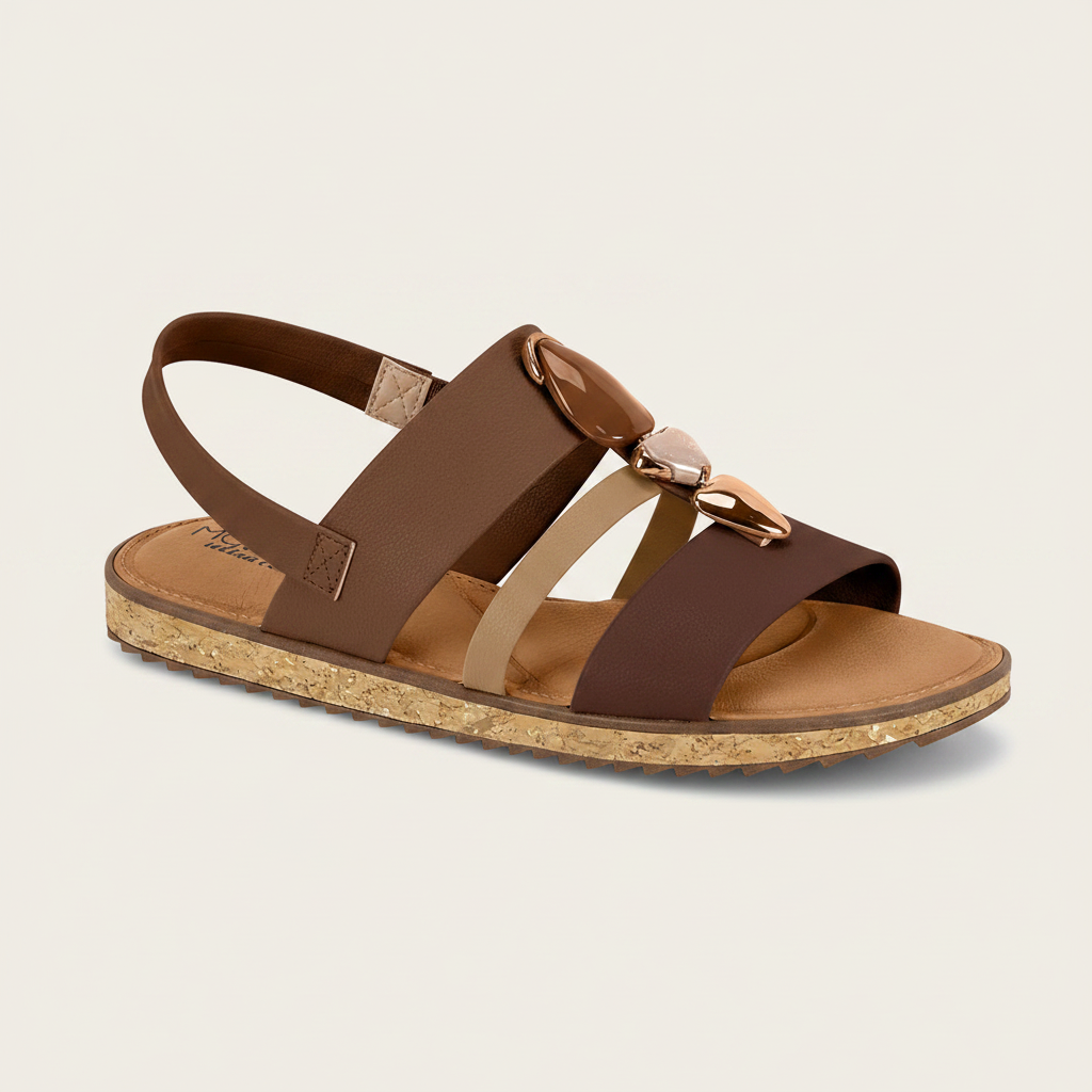 Sandalias Avellana / Café / Tan / Camel Modare 7141