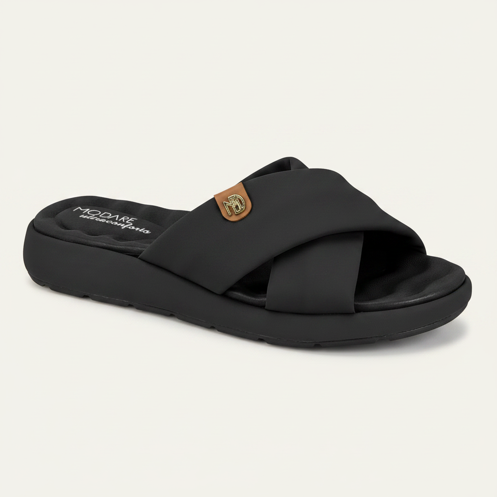 Chanclas Negro / Camel Modare 7222