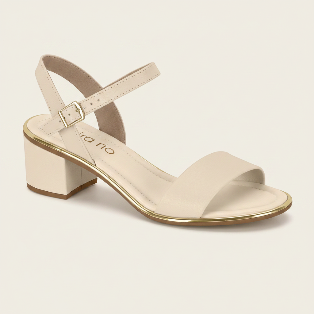 Sandalias Crema Beira Rio 8379