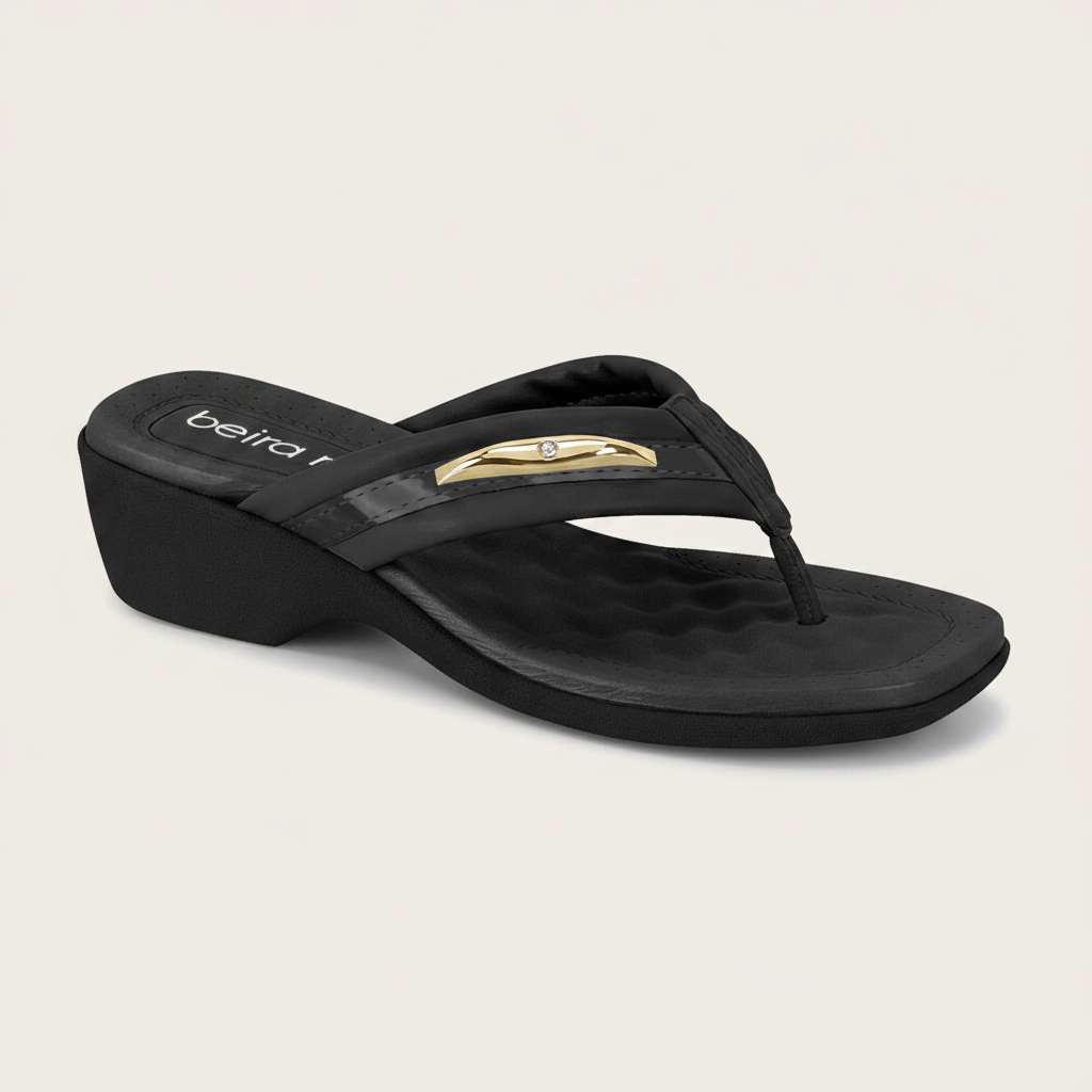 Sandalias Negro Beira Rio 8527