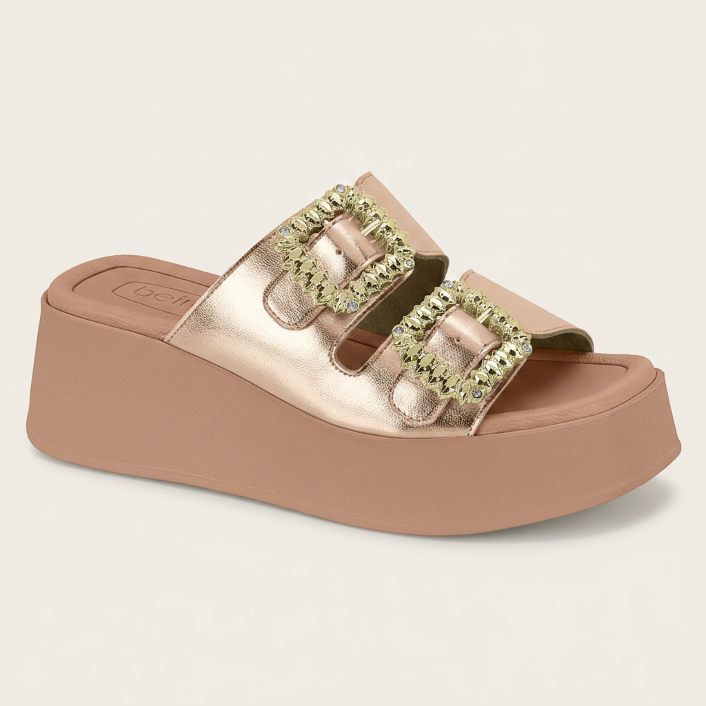 Sandalias Oro Rosado Beira Rio 8530